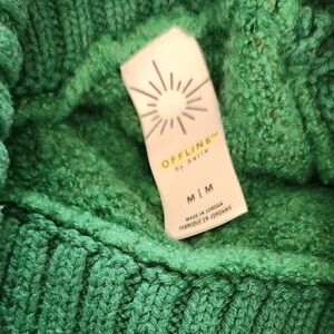Aerie Vibrant Green Sweater